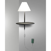 Applique Antracite Fabas Collezione Goodnight 1 Luce Stile Moderno e Accogliente