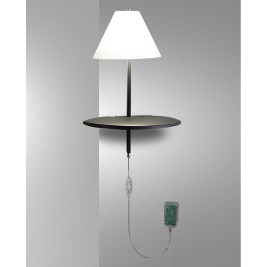 Applique Antracite Fabas Collezione Goodnight 1 Luce Stile Moderno e Accogliente