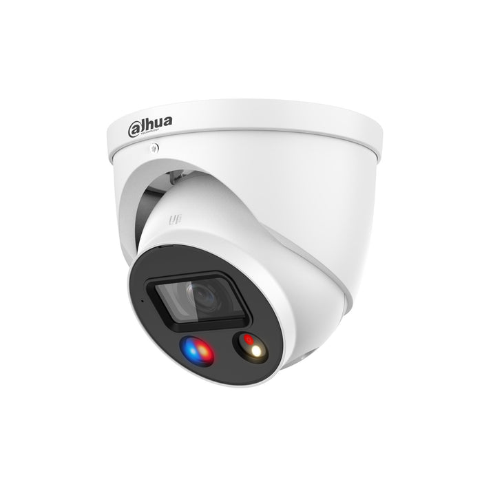 Dahua 8MP Turret IP 2.8mm Deterrenza Attiva 2.8mm WizSense IPC-HDW3849H-AS-PV-S5
