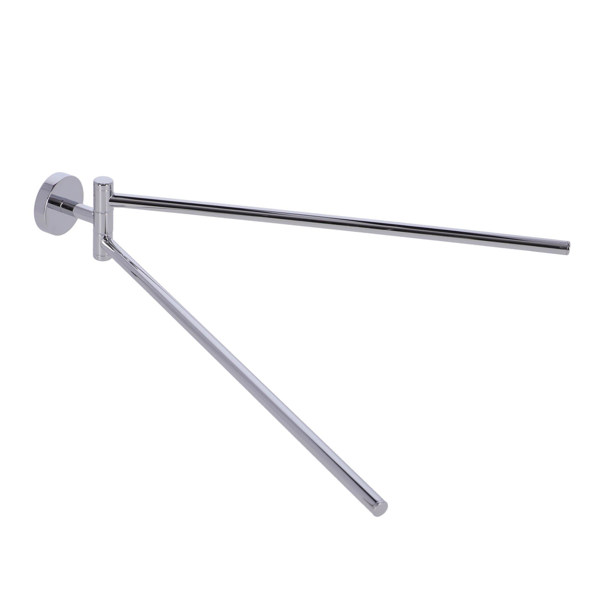 Inda - Porta asciugamani doppio a snodo Forum cromo lucido L.47 cm