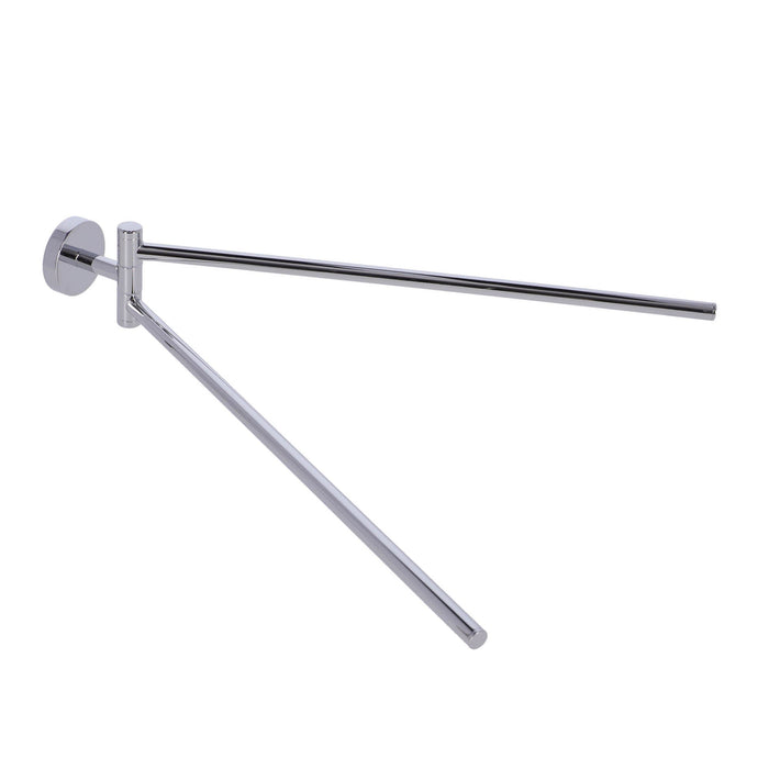 Inda - Porta asciugamani doppio a snodo Forum cromo lucido L.47 cm