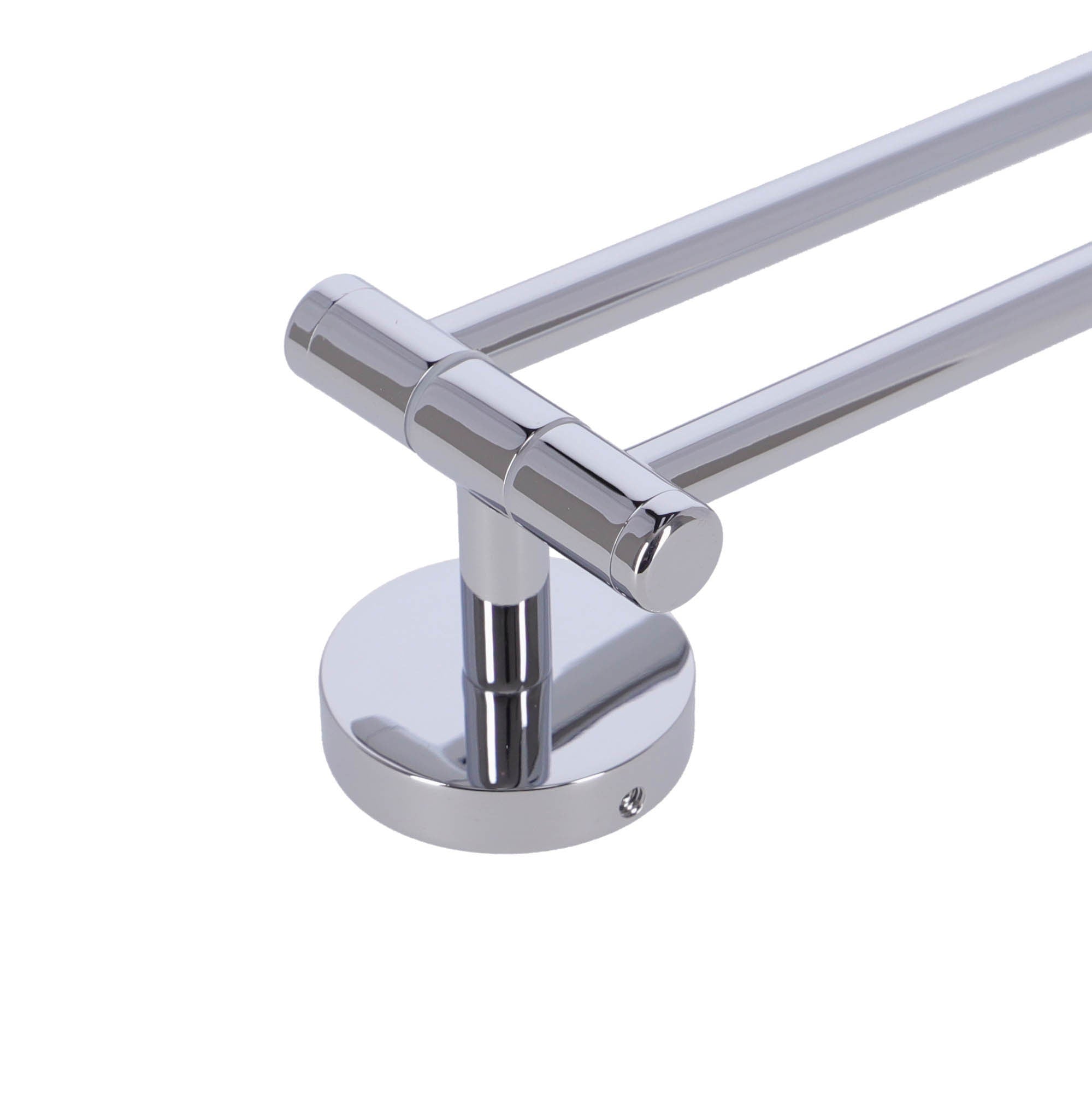 Inda - Porta asciugamani doppio a snodo Forum cromo lucido L.47 cm