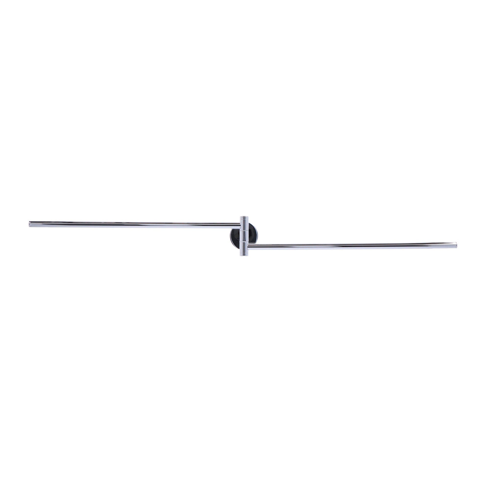 Inda - Porta asciugamani doppio a snodo Forum cromo lucido L.47 cm