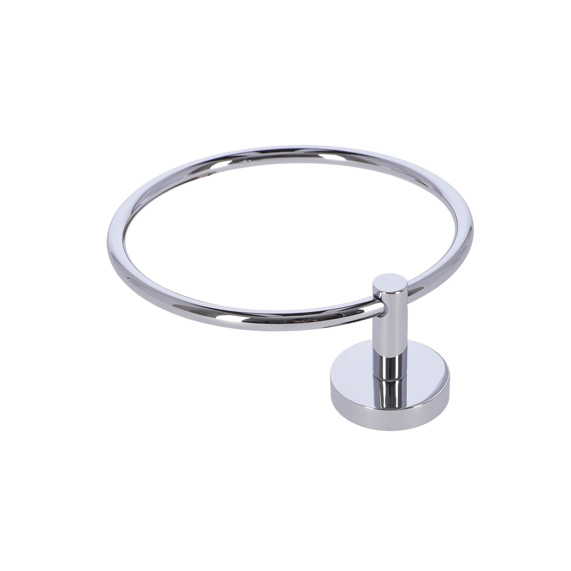 Inda - Porta asciugamani ad anello Forum cromo lucido