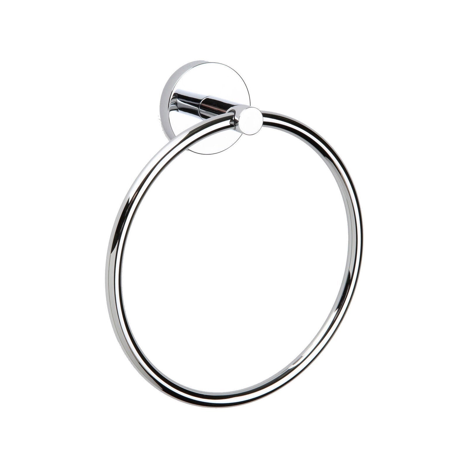 Inda - Porta asciugamani ad anello Forum cromo lucido