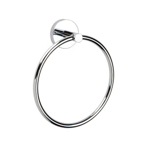 Inda - Porta asciugamani ad anello Forum cromo lucido