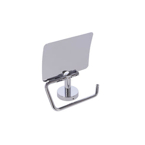 Inda - Portarotolo basculante con coperchio Forum cromo lucido