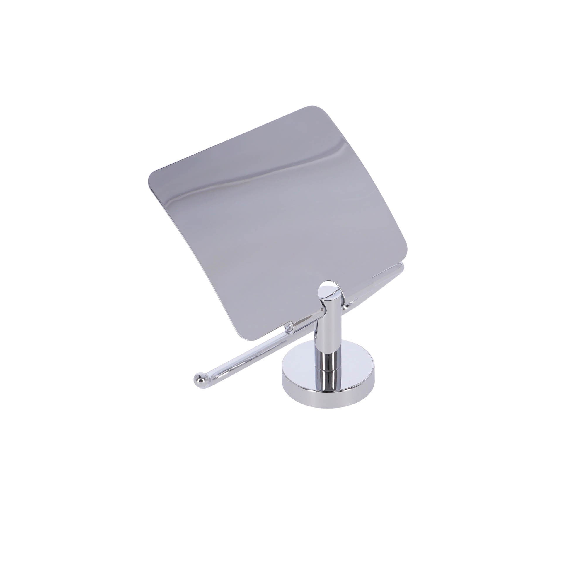 Inda - Portarotolo basculante con coperchio Forum cromo lucido