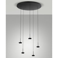 Montatura Nera Compl.Tonda Cct 5X7W