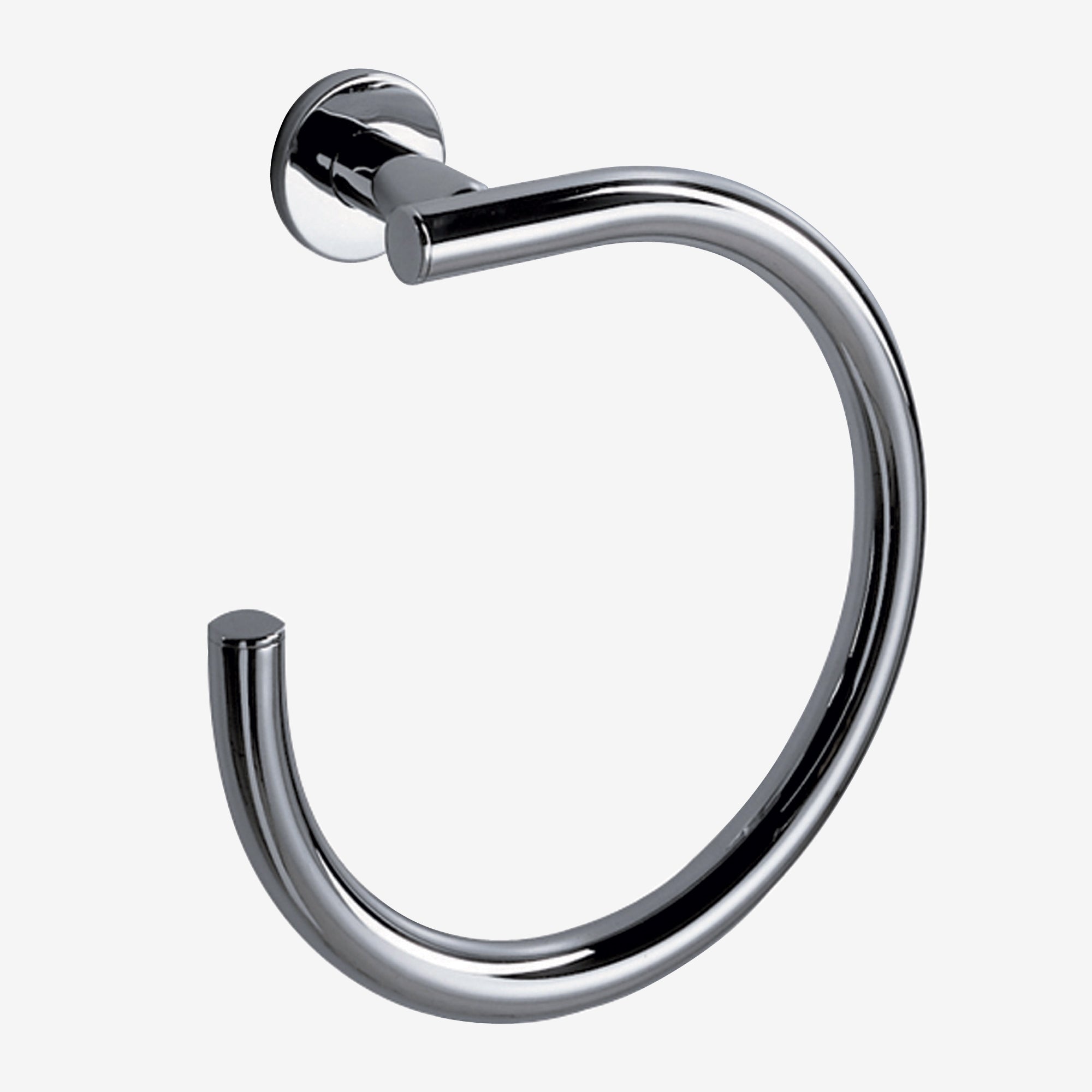 Inda - Porta asciugamani ad anello Touch cromo lucido