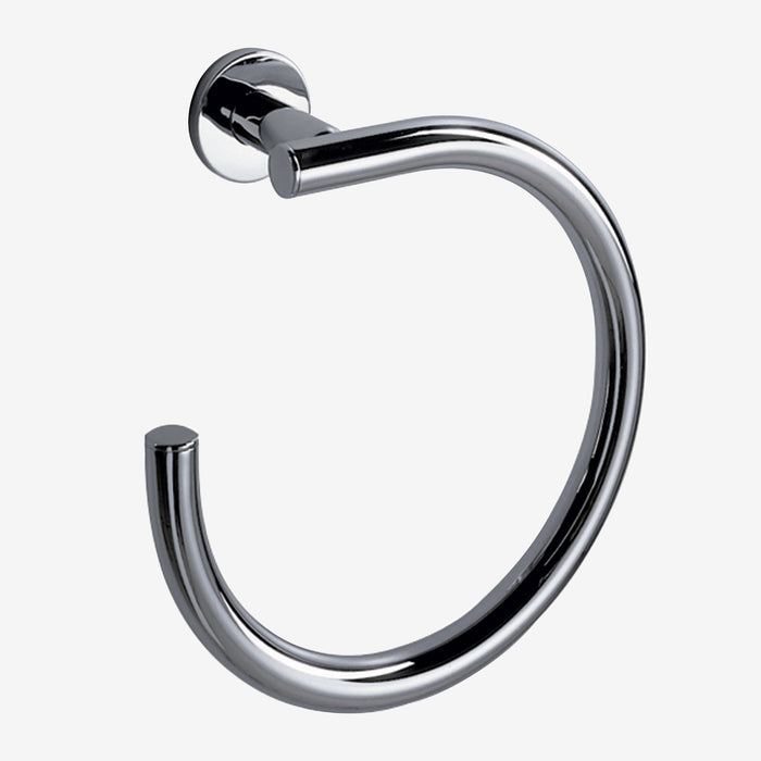 Inda - Porta asciugamani ad anello Touch cromo lucido