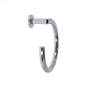 Inda - Porta asciugamani ad anello Touch cromo lucido