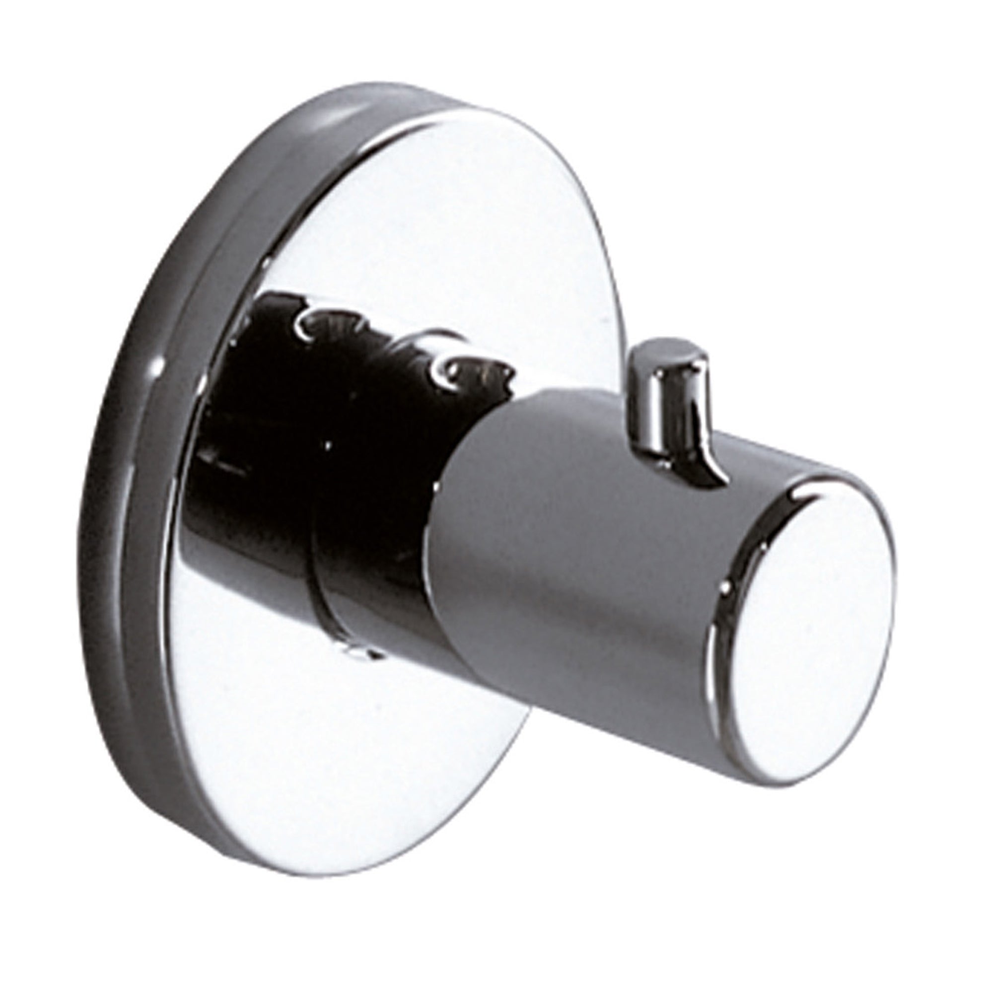 Inda - Appendiabiti singolo Touch cromo lucido