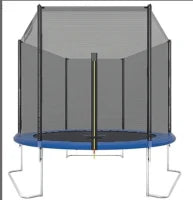 Trampolino Elastico per Bambini e Adulti con Rete, 223x223x230cm, Blu