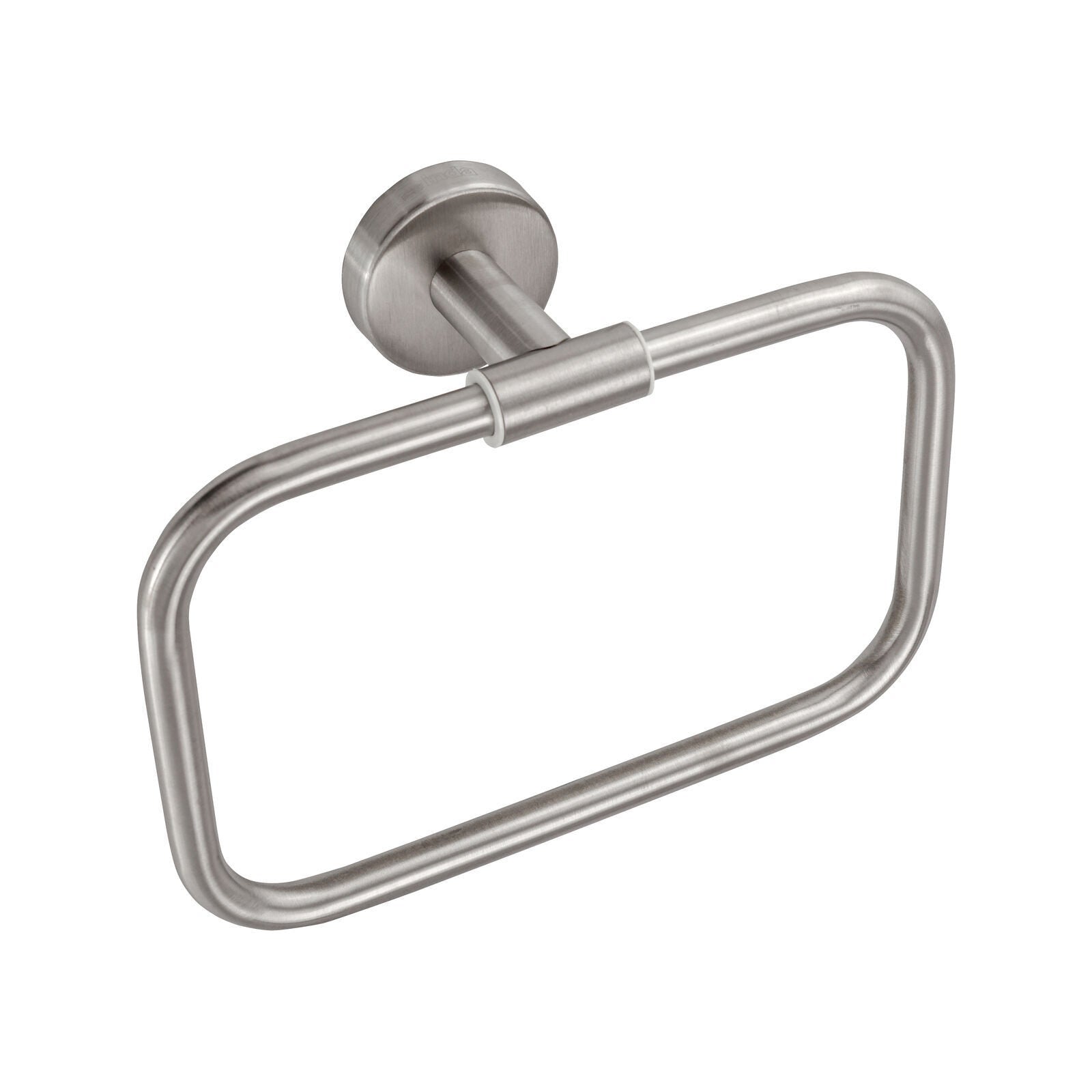 Inda - Porta asciugamani ad anello Styl in acciaio spazzolato