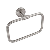 Inda - Porta asciugamani ad anello Styl in acciaio spazzolato