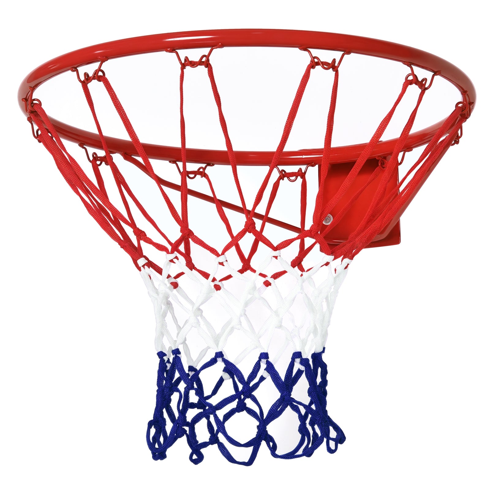 EasyComfort Canestro Basket da Muro in Ferro con Rete in Nylon per Esterno e Interno, Φ46cm