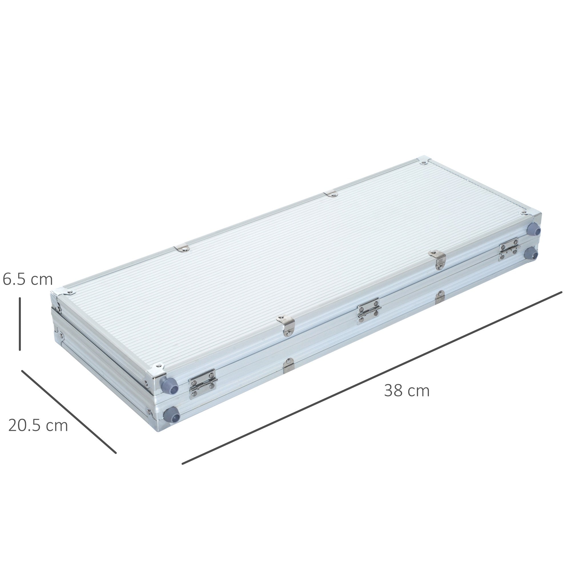 Easycomfort Valigetta Poker Professionale in Alluminio, Set Poker con 300 Fiches e 2 Mazzi per Texas hold'em e Blackjack