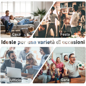 Easycomfort Calcio Balilla Professionale per Adulti e Famiglia in MDF, Tavolo da Biliardo Billiardino con 2 Palline, Segnapunti e 22 Giocatori, 122x61x80.7cm