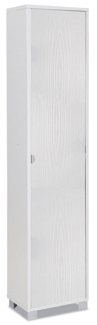 Armadio 1 Anta 43x190x29 cm Bianco Fiammato