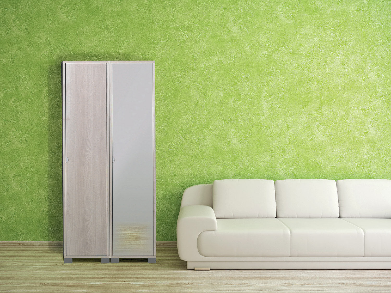 Armadio 1 Anta 43x190x29 cm Olmo Chiaro