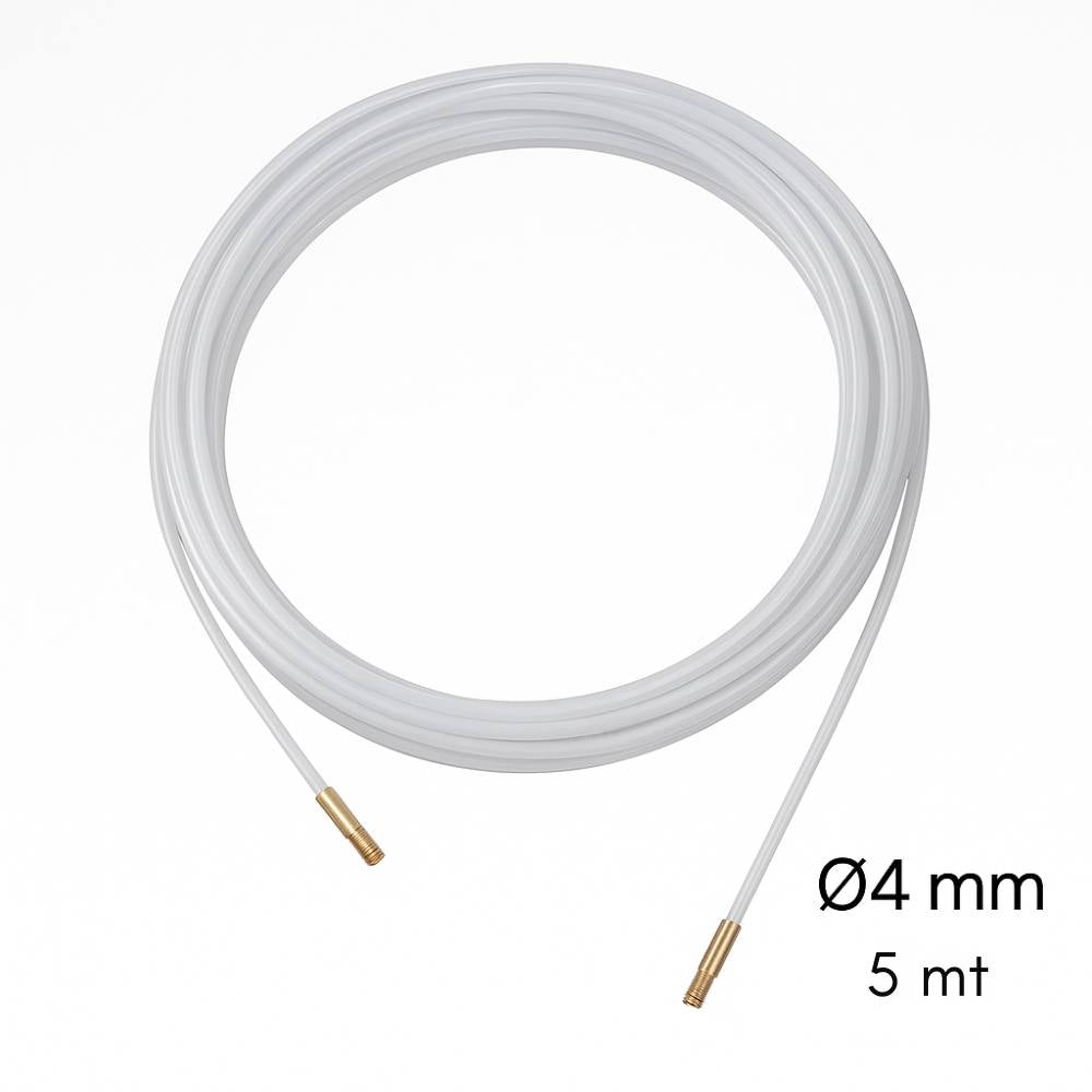 Ecova 31252 sonda passacavi professionale nylon bianco 5 metri