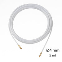 Ecova 31252 sonda passacavi professionale nylon bianco 5 metri