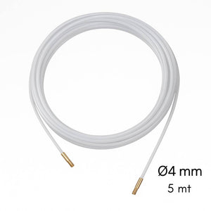 Ecova 31252 sonda passacavi professionale nylon bianco 5 metri