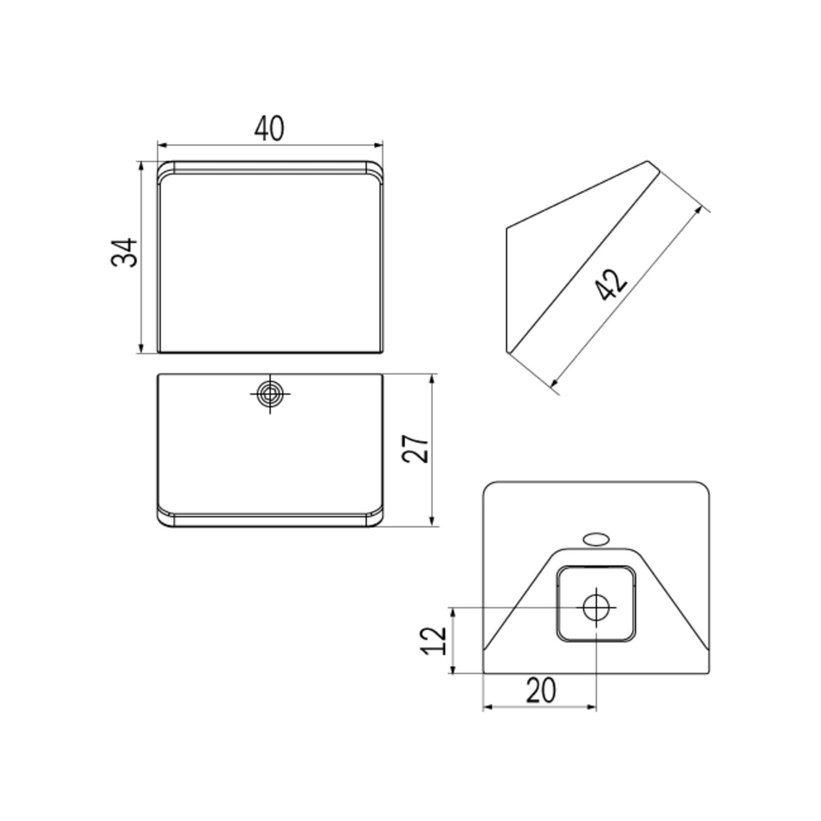 Inda - Appendiabiti Indissima - Chrome cromo lucido