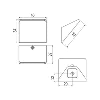 Inda - Appendiabiti Indissima - Chrome cromo lucido