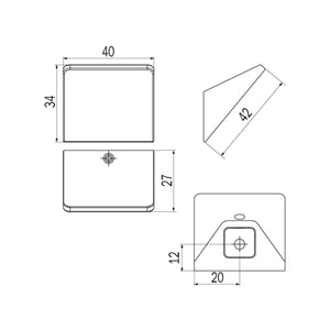 Inda - Appendiabiti Indissima in acciaio spazzolato