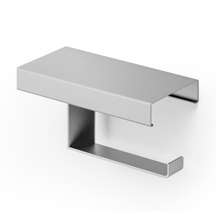 Inda - Modulo portarotolo con coperchio DX Indissima in acciaio spazzolato