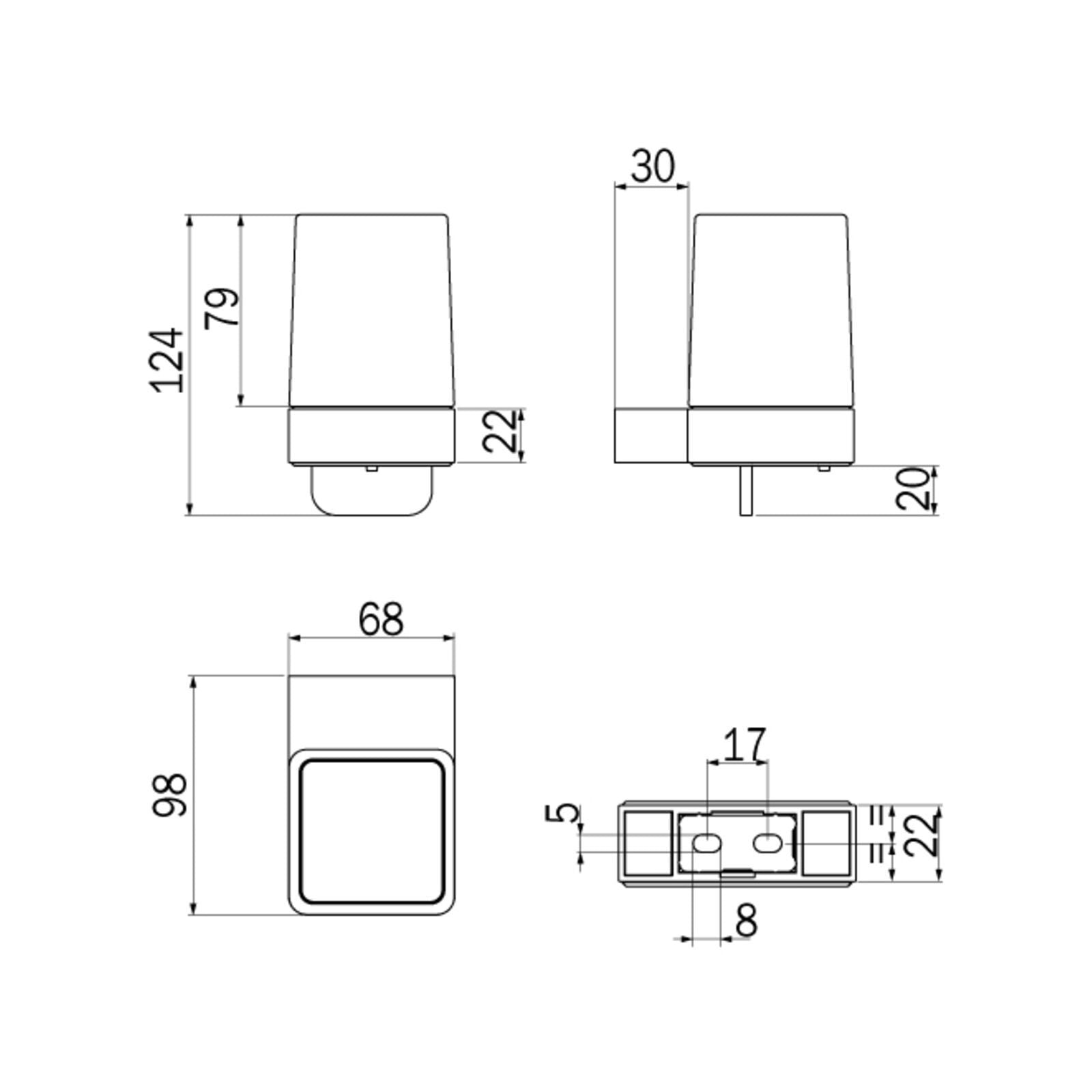 Inda - Dispenser sapone a leva Indissima-Chrome cromo lucido/satinato 180 ml