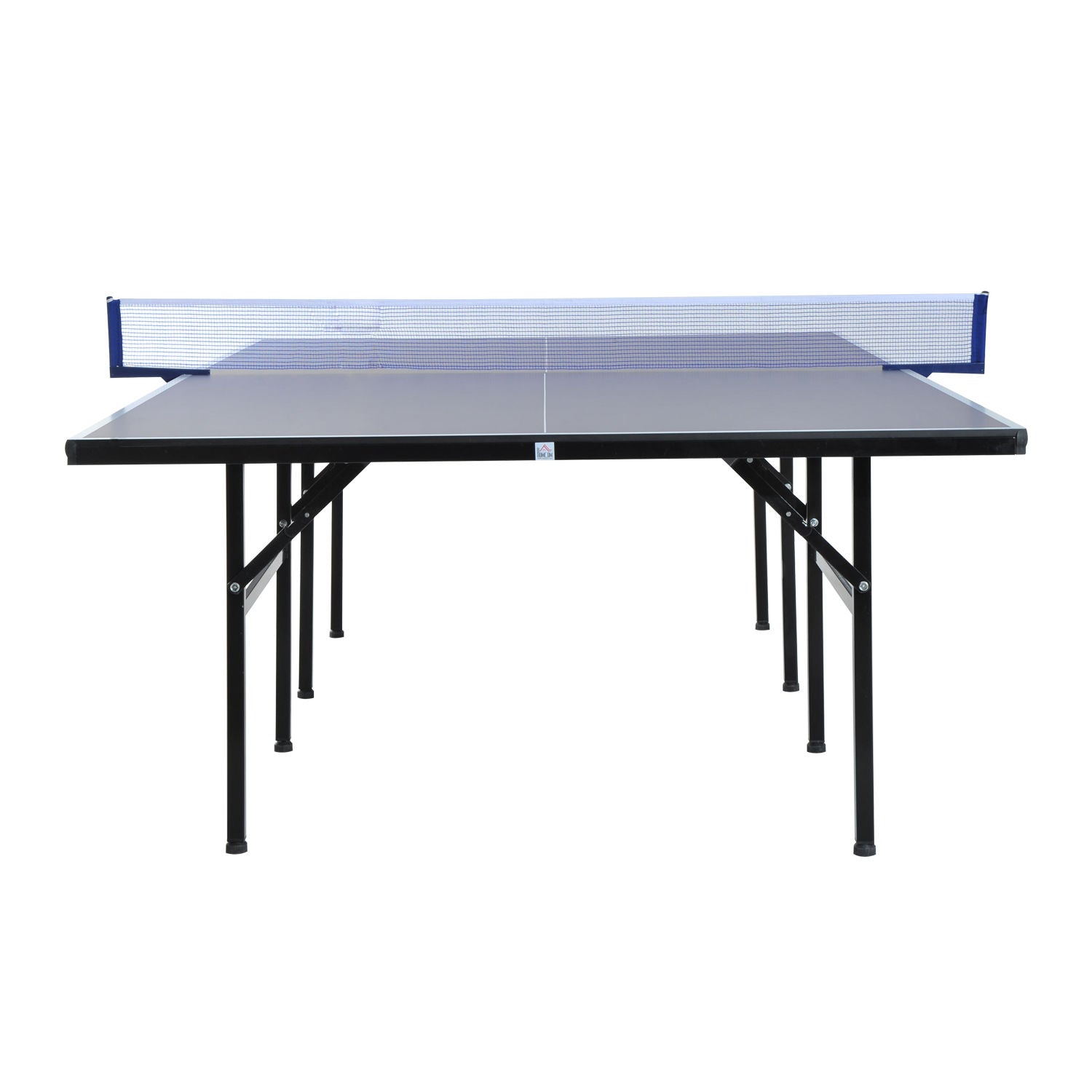 Easycomfort Tavolo da Ping Pong Pieghevole per Interni in MDF e Acciaio, 152.5 x 274 x 76 cm, Blu e Viola