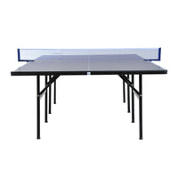 Easycomfort Tavolo da Ping Pong Pieghevole per Interni in MDF e Acciaio, 152.5 x 274 x 76 cm, Blu e Viola