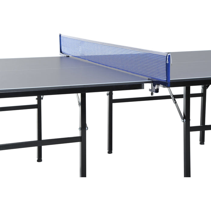 Easycomfort Tavolo da Ping Pong Pieghevole per Interni in MDF e Acciaio, 152.5 x 274 x 76 cm, Blu e Viola