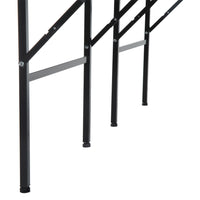 Easycomfort Tavolo da Ping Pong Pieghevole per Interni in MDF e Acciaio, 152.5 x 274 x 76 cm, Blu e Viola