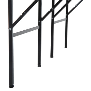 Easycomfort Tavolo da Ping Pong Pieghevole per Interni in MDF e Acciaio, 152.5 x 274 x 76 cm, Blu e Viola