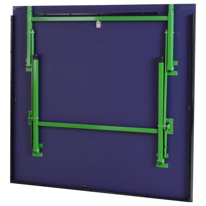 EasyComfort Tavolo da Ping Pong Professionale con Ruote, 152.5x274x76cm