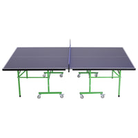 EasyComfort Tavolo da Ping Pong Professionale con Ruote, 152.5x274x76cm