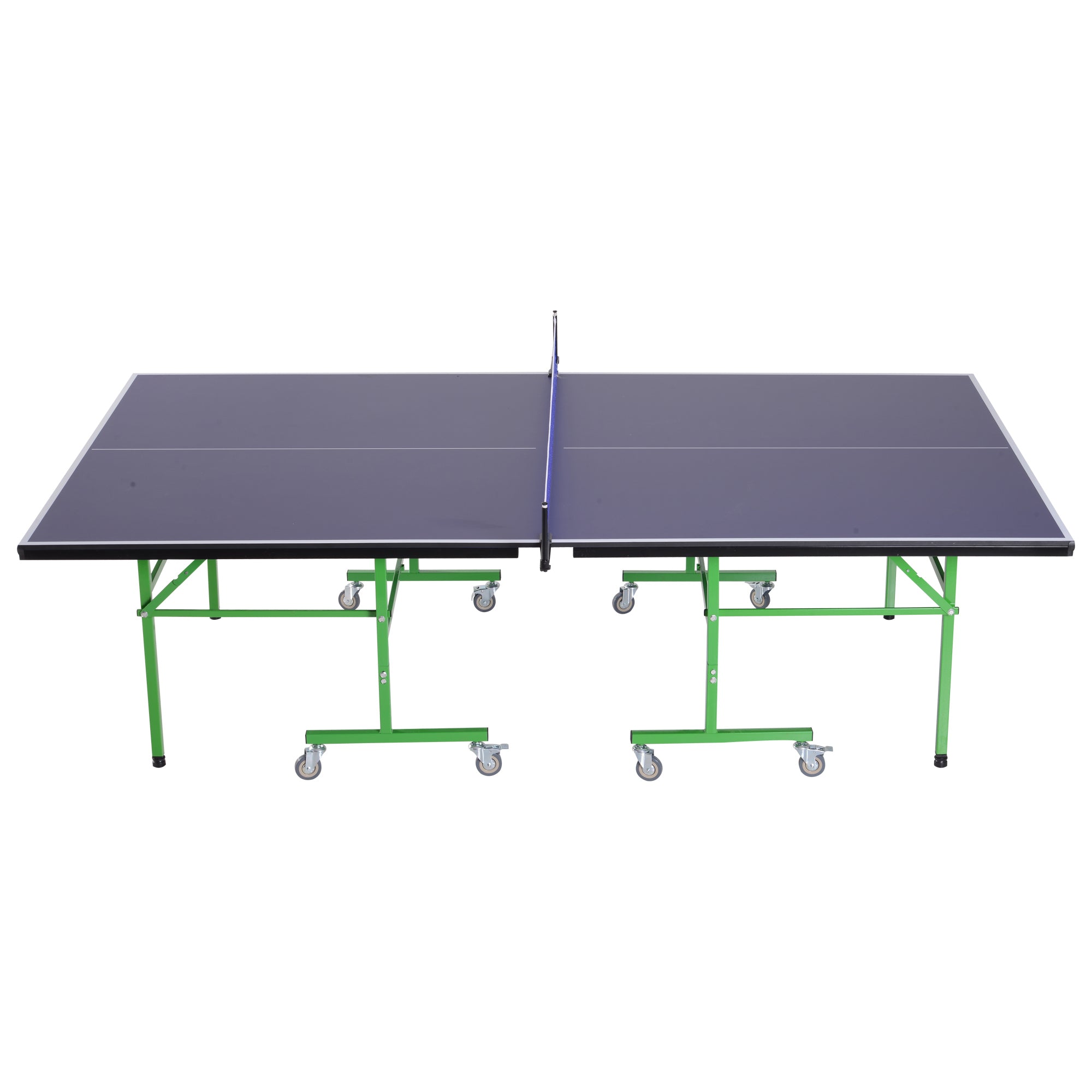 EasyComfort Tavolo da Ping Pong Professionale con Ruote, 152.5x274x76cm