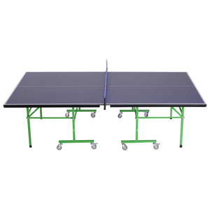 EasyComfort Tavolo da Ping Pong Professionale con Ruote, 152.5x274x76cm