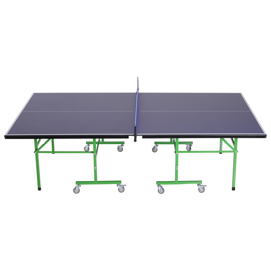 EasyComfort Tavolo da Ping Pong Professionale con Ruote, 152.5x274x76cm