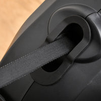 Easycomfort Vogatore Magnetico Pieghevole per Allenamento a Casa, Volano Regolabile su 8 Livelli e Monitor LCD, 185x58x57cm, Nero