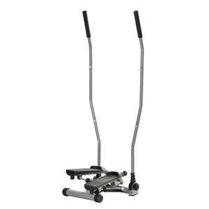 Easycomfort Stepper, Maniglie, Step Fitness con Monitor LCD per Casa e Palestra, Argento