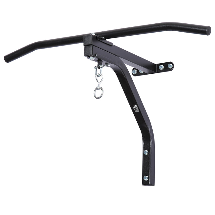 EASYCOMFORT Staffa di supporto per sacco da boxe con barra per trazioni, 93x47x51cm, Nero