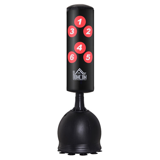 Easycomfort Sacco da Boxe da Terra, Sacco da Pugile per Adulti e Bambini, Fit Boxe Arti Marziali (50x50x165cm)