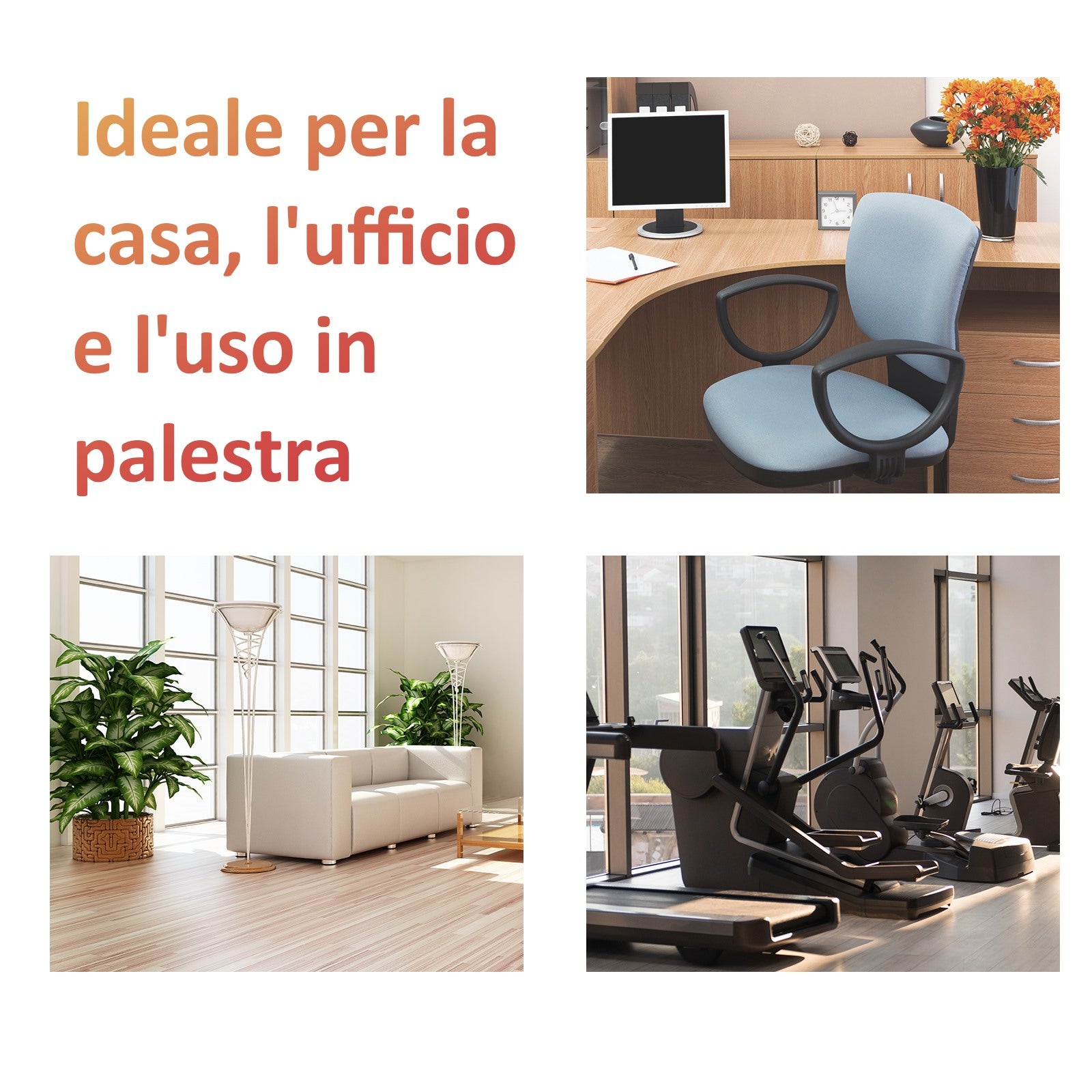 Easycomfort Set Bilanciere e Dischi 70kg, 8 Dischi Pesi Rivestiti in Plastica e Barra in Ferro, 170x40.5x40.5cm Nero