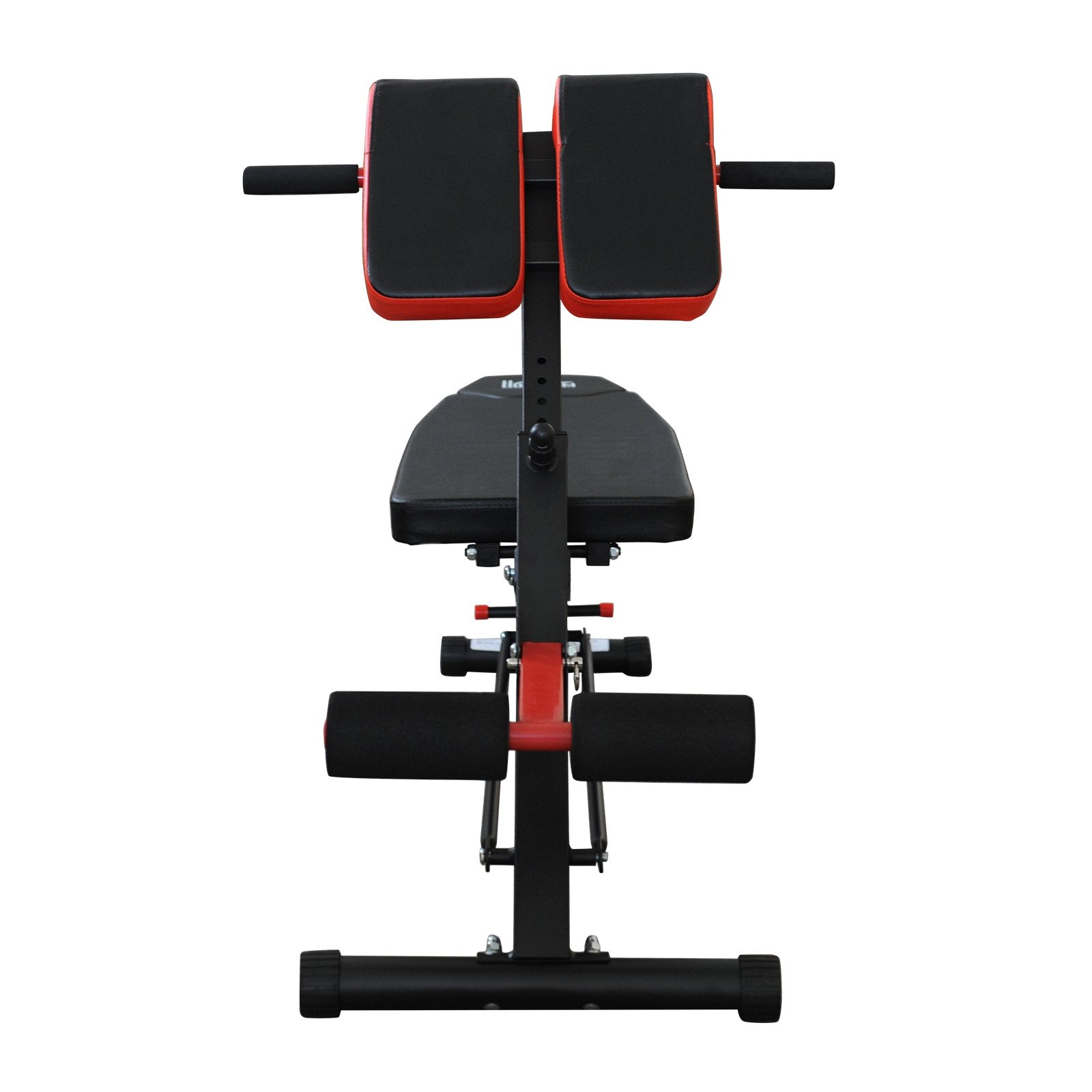 Easycomfort Panca Piana Palestra, Panca Pesi Regolabile per Allenamento a Casa, Panca Palestra Multifunzione con 1 Regolazione Piana e 2 Reclinazioni, 4 Regolazioni del Piede, Nero