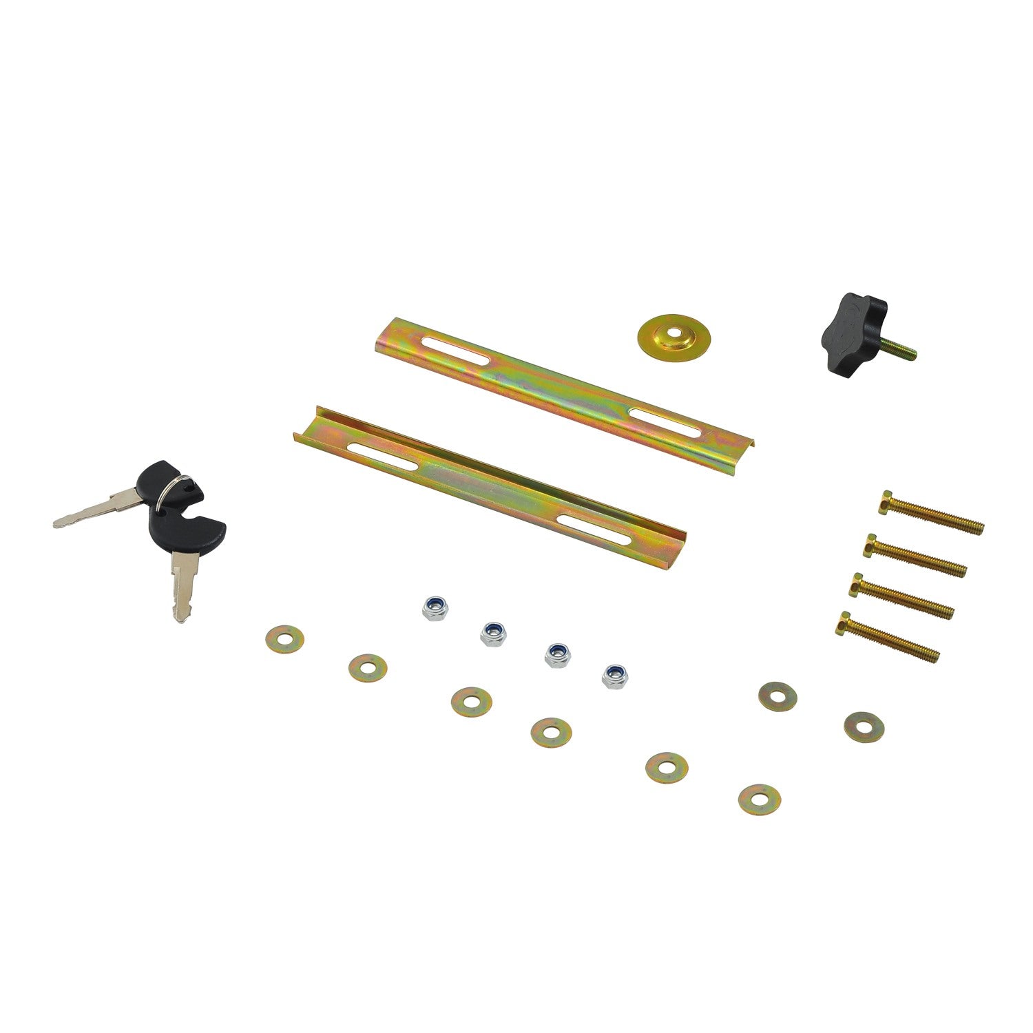 EasyComfort Baule Bauletto per Moto Motorini Scooter Posteriore Universale in Plastica 40 x 38 x 28cm Nero, 24L